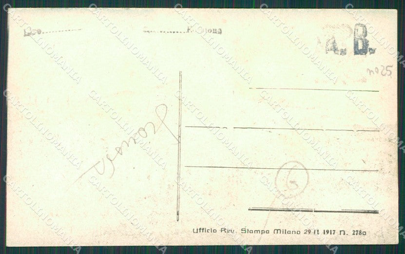 Modena città Militari Artiglieria SCOLLATA cartolina QZ4870 – retro