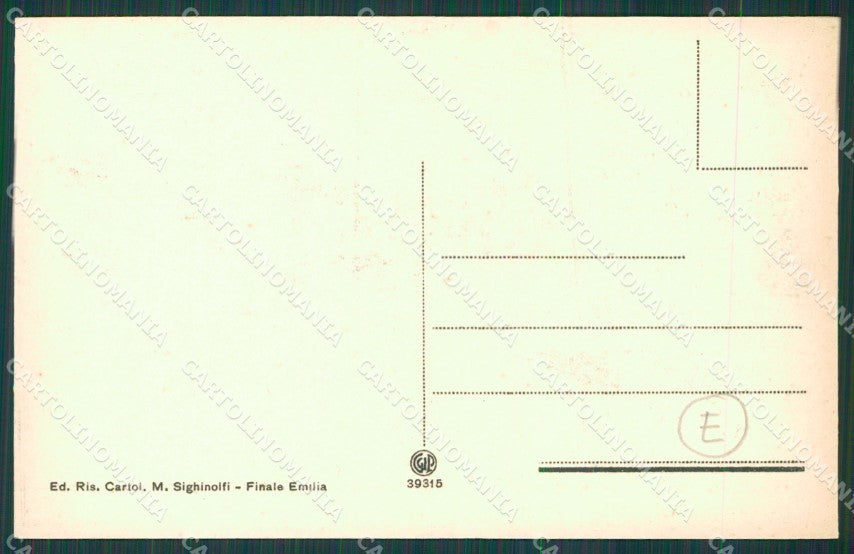 Modena Finale Emilia cartolina QZ4894 – retro