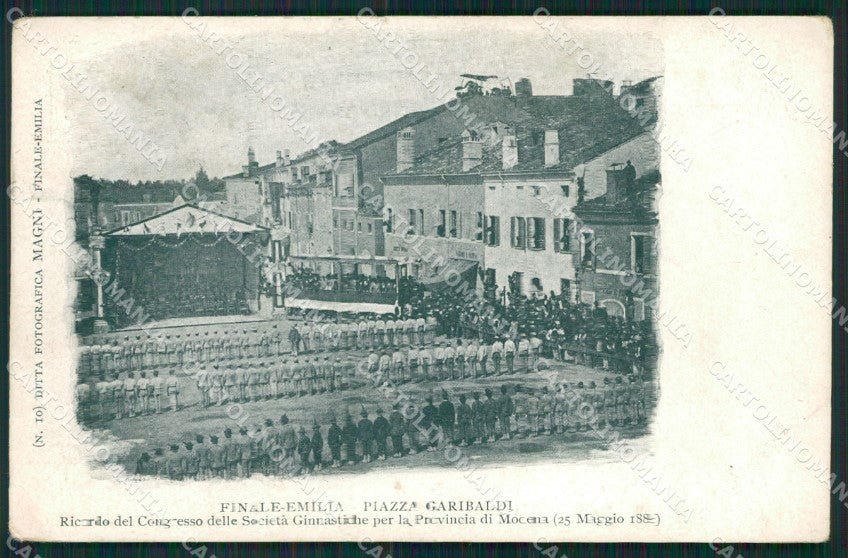 Modena Finale Emilia Società Ginnastiche cartolina QZ4898 – fronte