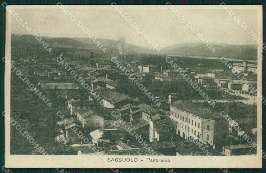 Modena Sassuolo PIEGHE cartolina QZ4934 – fronte