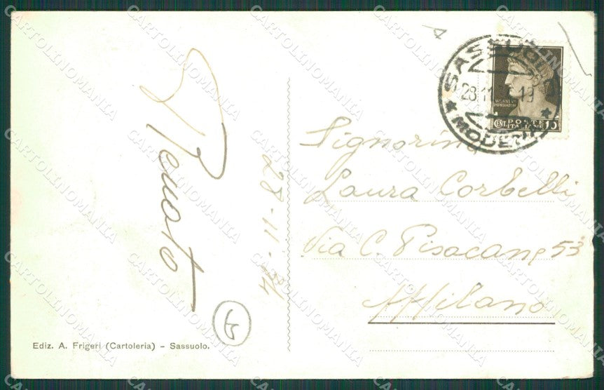 Modena Sassuolo PIEGA cartolina QZ4949 – retro