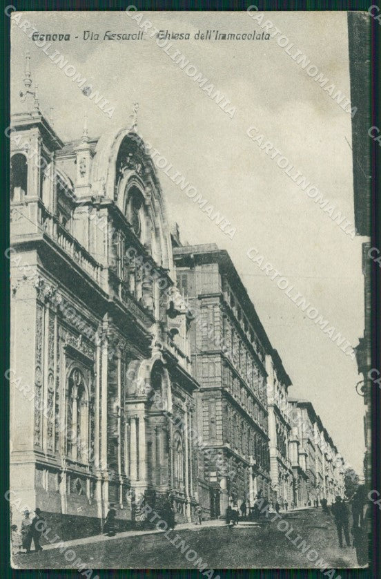 Genova Città Via Assarotti cartolina QZ5000 – fronte