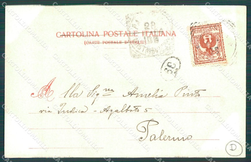 Genova Città Via Assarotti cartolina QZ5001 – retro