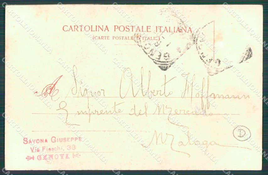 Genova Città Via Nino Bixio cartolina QZ5012 – retro