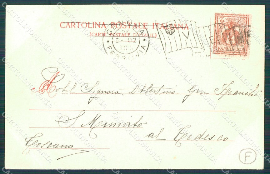 Genova Città Via Caffaro cartolina QZ5032 – retro