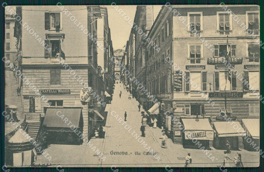 Genova Città Via Caffaro cartolina QZ5033 – fronte