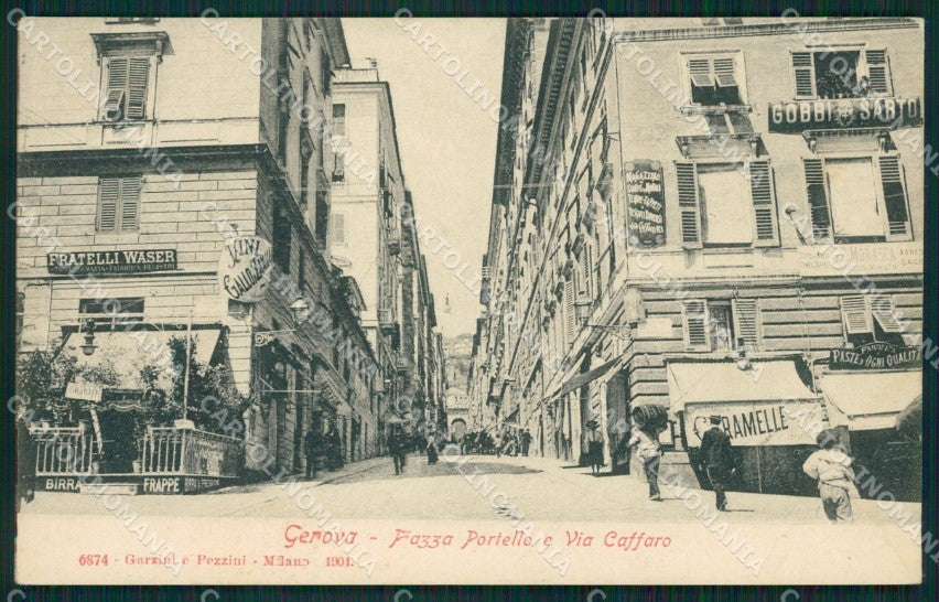 Genova Città Via Caffaro cartolina QZ5035 – fronte
