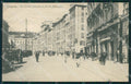 Genova Città Via Carlo Alberto cartolina QZ5039 – fronte