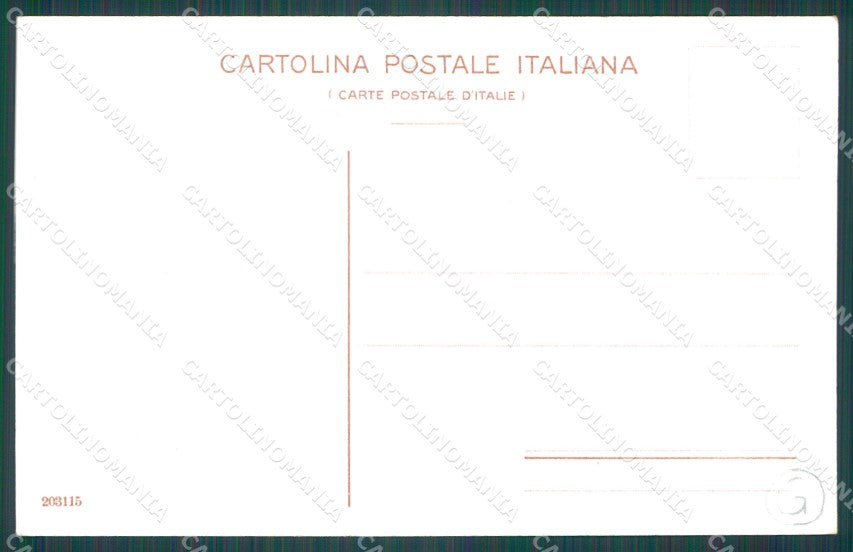 Genova Città Via Carlo Alberto Carretto Cavalli cartolina QZ5043 – retro