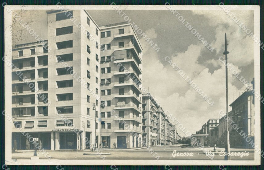 Genova Città Via Casaregis Foto cartolina QZ5044 – fronte