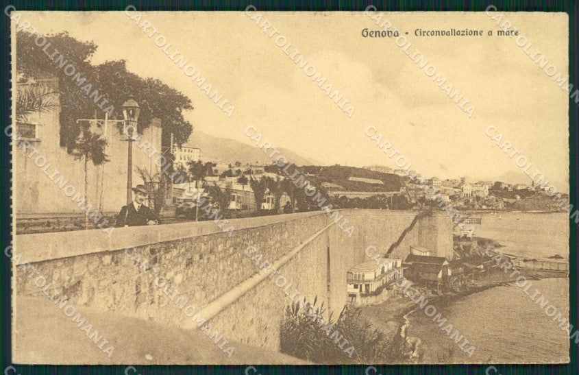 Genova Città Circonvallazione a Mare SCOLLATA cartolina QZ5053 – fronte