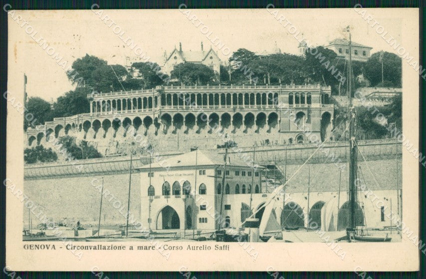 Genova Città Circonvallazione a Mare cartolina QZ5054 – fronte