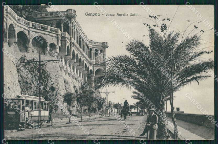 Genova Città Circonvallazione a Mare Tram cartolina QZ5065 – fronte
