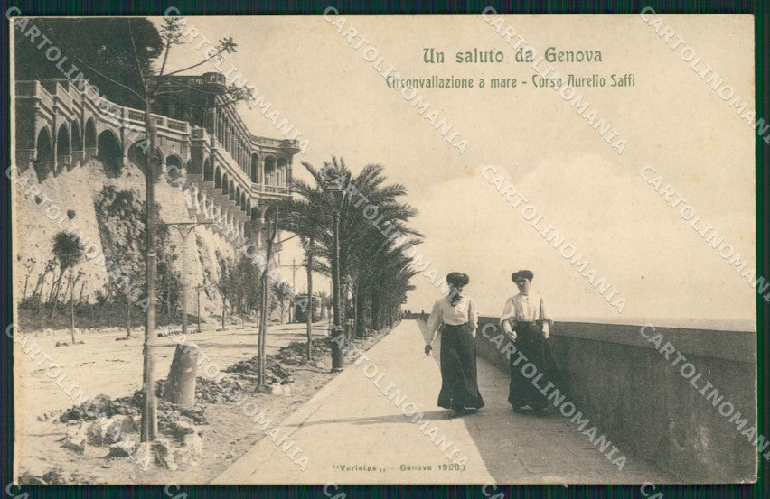 Genova Città Circonvallazione a Mare cartolina QZ5069 – fronte