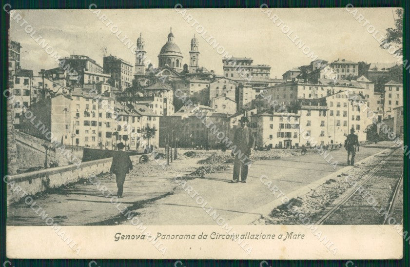 Genova Città Circonvallazione a Mare cartolina QZ5072 – fronte