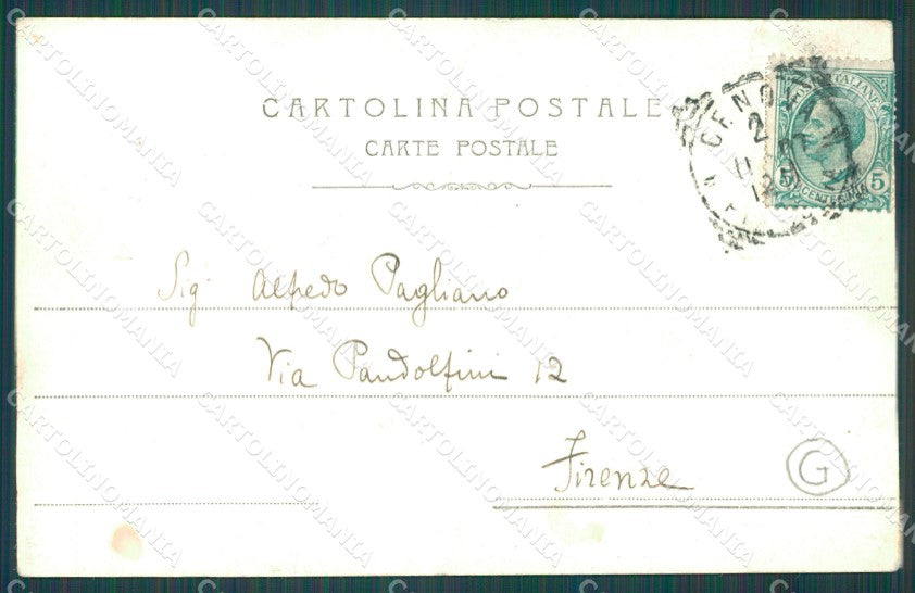 Genova Città Circonvallazione a Mare cartolina QZ5072 – retro