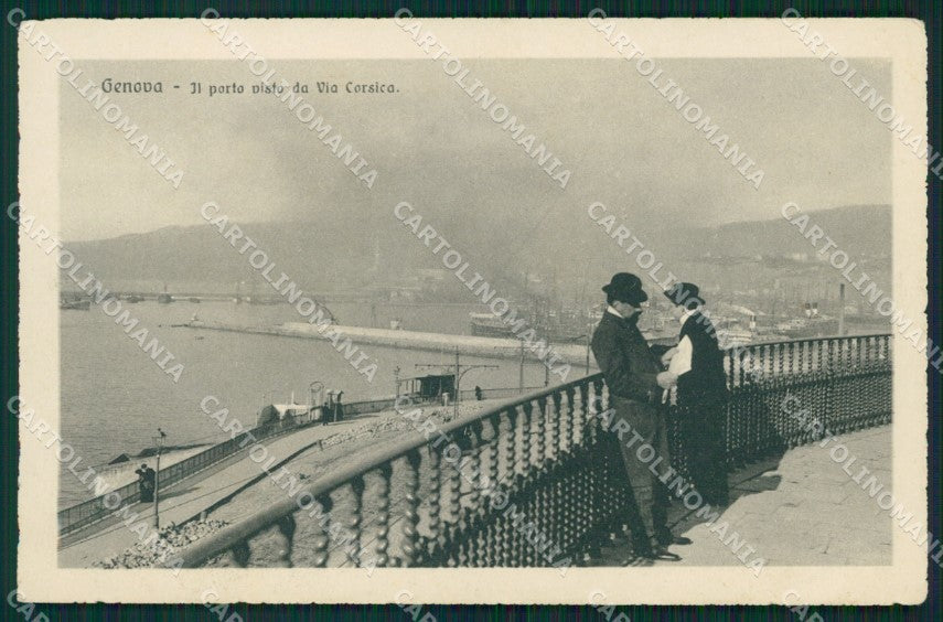Genova Città Via Corsica cartolina QZ5092 – fronte