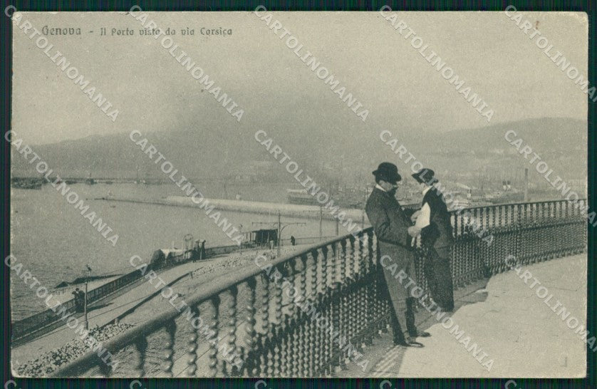Genova Città Via Corsica cartolina QZ5095 – fronte