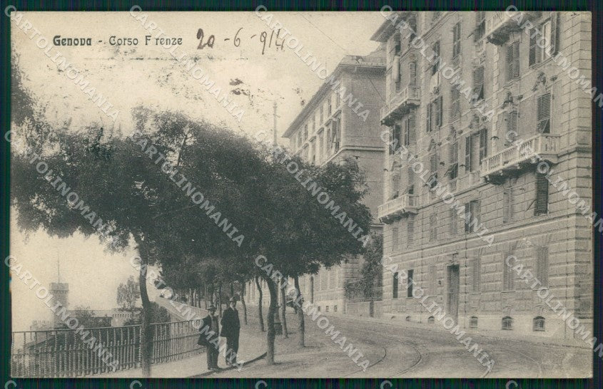 Genova Città Corso Firenze cartolina QZ5114 – fronte