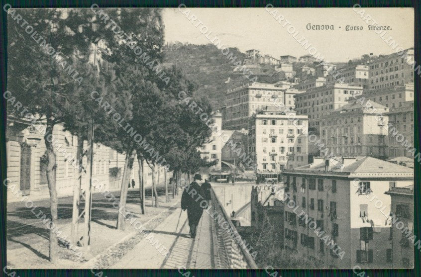 Genova Città Corso Firenze cartolina QZ5116 – fronte