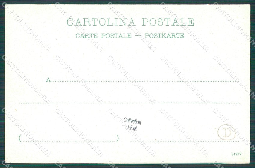 Genova Città Via Garibaldi Chiaro di Luna STRAPPINO cartolina QZ5119 – retro