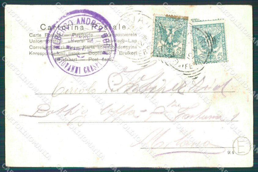 Genova Città Via Garibaldi cartolina QZ5121 – retro