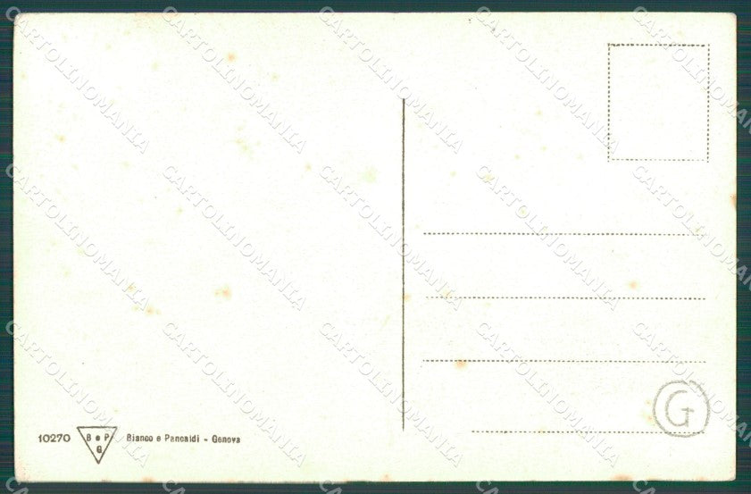 Genova Città Via Garibaldi cartolina QZ5124 – retro