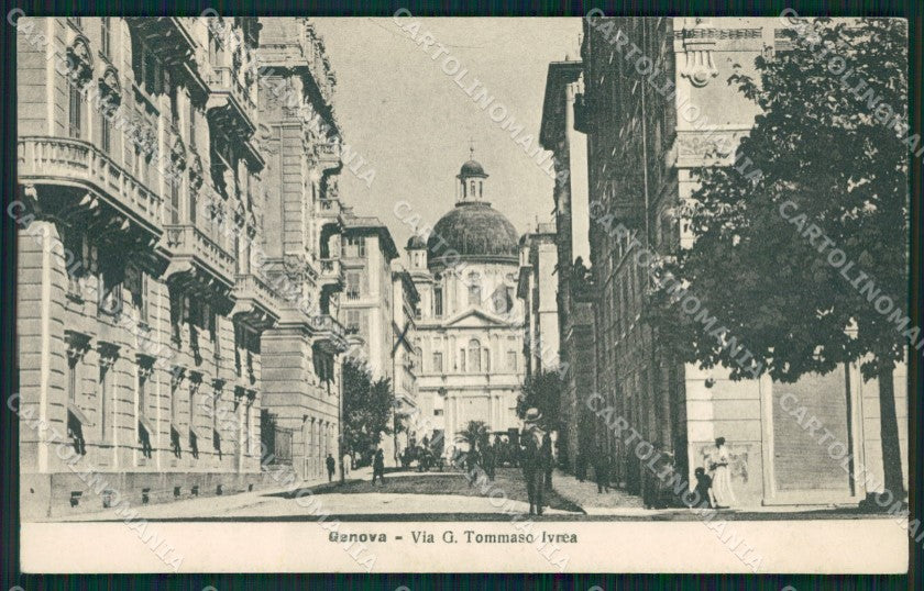 Genova Città Via Ivrea cartolina QZ5128 – fronte