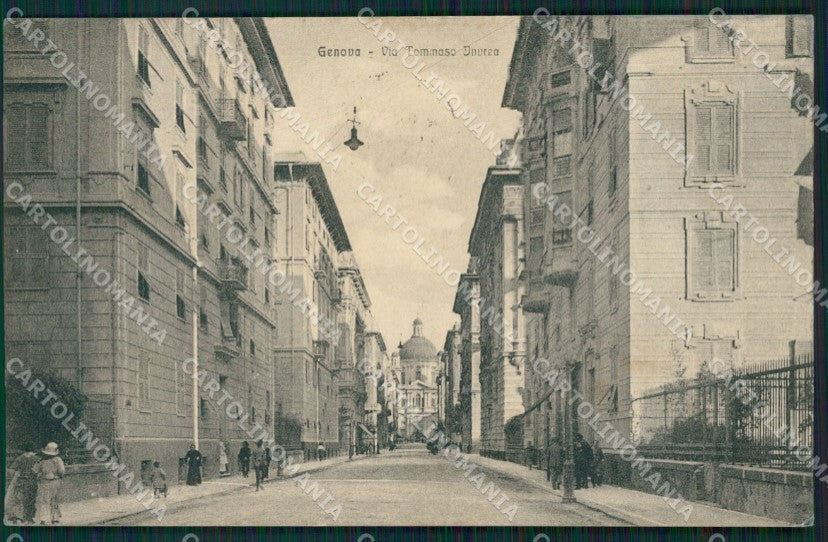 Genova Città Via Ivrea cartolina QZ5130 – fronte