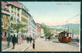 Genova Città Via Milano Tram cartolina QZ5142 – fronte