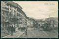 Genova Città Via Milano Tram PIEGHINA STRAPPINO cartolina QZ5143 – fronte