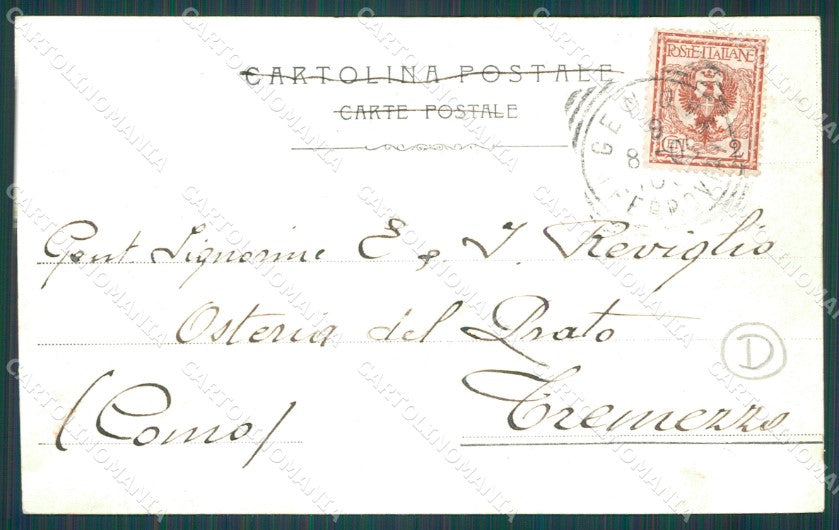 Genova Città Corso Podestà cartolina QZ5152 – retro