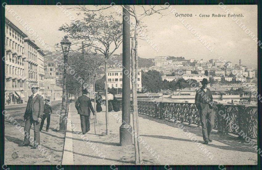 Genova Città Corso Podestà cartolina QZ5159 – fronte