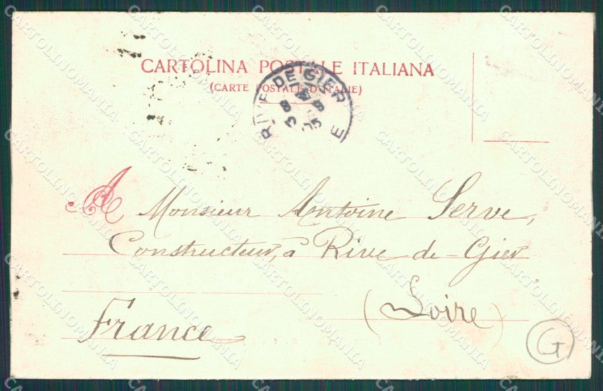 Genova Città Via Roma Tram cartolina QZ5179 – retro