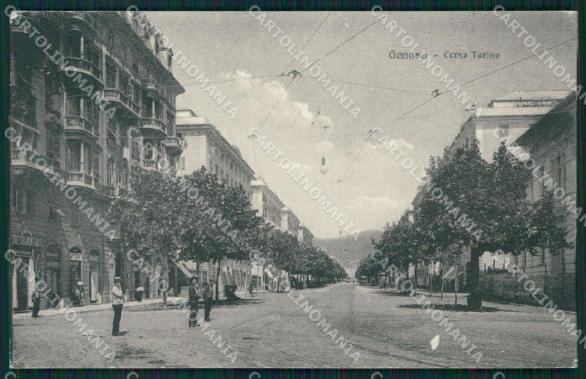 Genova Città Corso Torino cartolina QZ5185 – fronte