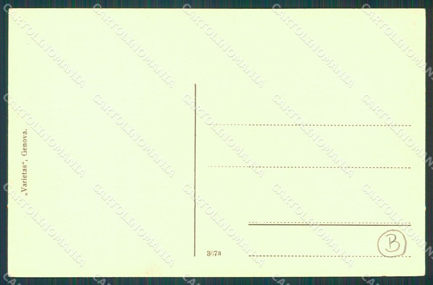 Genova Città Via XX Settembre cartolina QZ5191 – retro