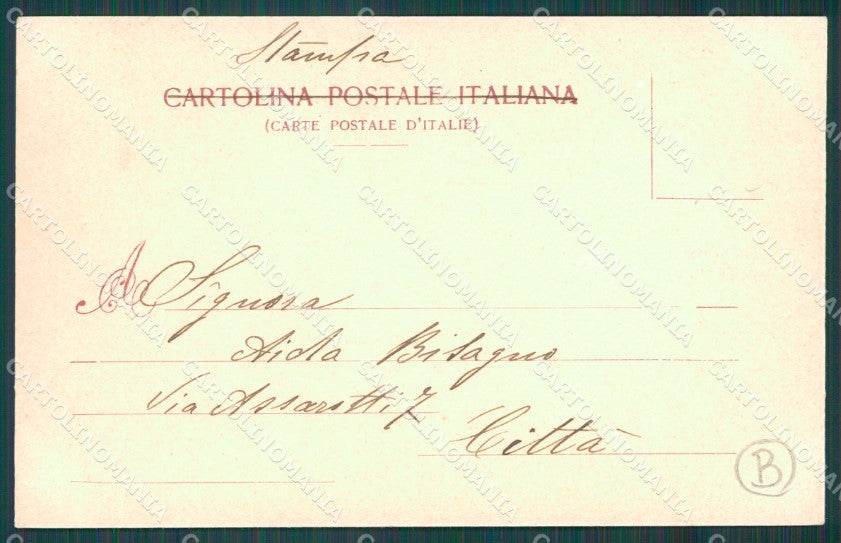 Genova Città Via XX Settembre Tram cartolina QZ5194 – retro