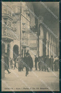Genova Città Via XX Settembre cartolina QZ5202 – fronte