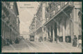 Genova Città Via XX Settembre Tram cartolina QZ5211 – fronte