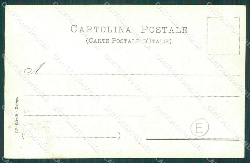 Genova Città Via XX Settembre Carrozze cartolina QZ5214 – retro