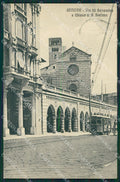 Genova Città Via XX Settembre Tram cartolina QZ5218 – fronte