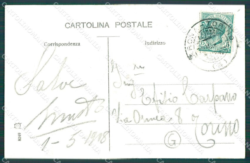 Genova Città Via XX Settembre Teatro cartolina QZ5220 – retro