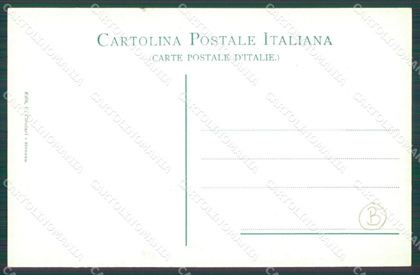 Genova Città Piazza della Lepre cartolina QZ5234 – retro