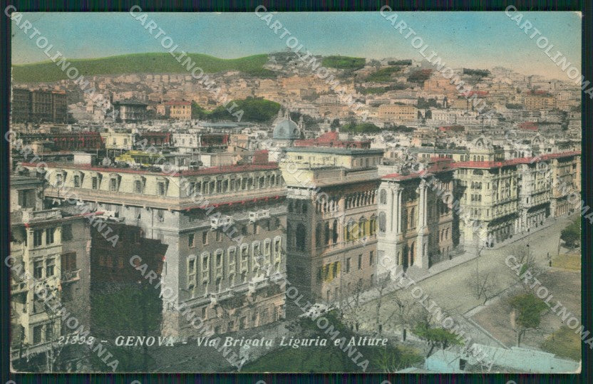 Genova Città Via Brigata Ligure cartolina QZ5240 – fronte