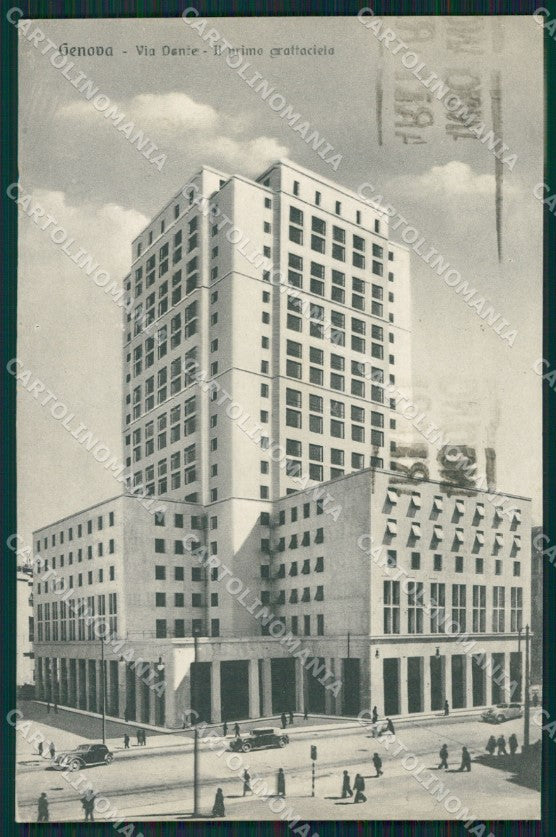 Genova Città Via Dante cartolina QZ5245 – fronte