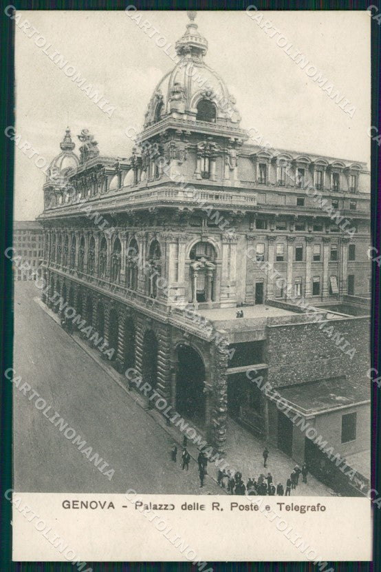 Genova Città Poste e Telegrafo cartolina QZ5246 – fronte