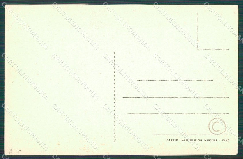 Genova Città Stazione Hotel Britannia PIEGA cartolina QZ5252 – retro
