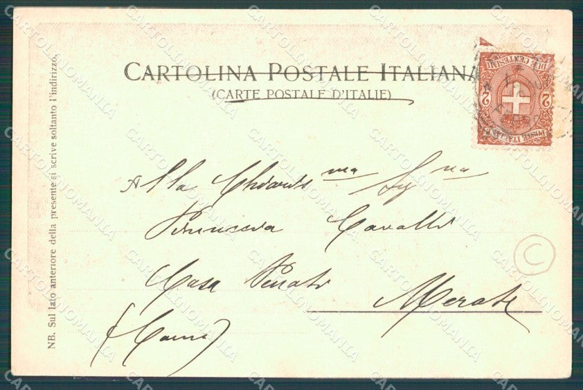 Genova Città Vico del Duca cartolina QZ5256 – retro