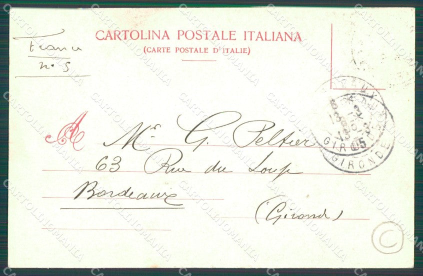 Genova Città Vico del Duca cartolina QZ5258 – retro