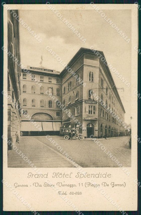 Genova Città Via Vernazza Auto cartolina QZ5261 – fronte